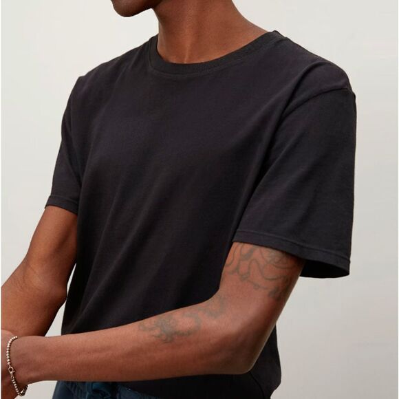 Everlane Other - Everlane T-Shirt Mens Size Large Black Uniform Organic Cotton Crew Short Sleeve